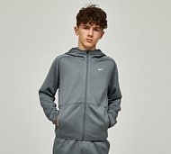 Nike Junior Therma Fleece Winterized Full Zip Hoodie - Grey - Size S/B
