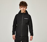 Nicce Junior Praxis Woven Hoodie - Black - Size S/B