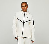 Nike Womens Tech Fleece Windrunner Full Zip Hoodie - White - Size S