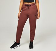 Nike Womens Mid-Rise Tech Fleece Jogger - Brown - Size XS