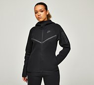 Nike Womens Tech Fleece Windrunner Full Zip Hoodie - Black - Size S