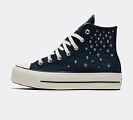 Converse Womens Chuck Taylor All Star Hi Lift Trainer - Blue - Size 4