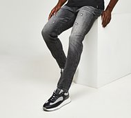 Celebre Slim Fit Washed Relax Fit Denim Jean - Grey - Size 28