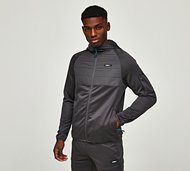 Closure London Hybrid Tech Zip Up Hoodie - Grey - Size M