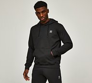 adidas Originals Trefoil Essentials Hoodie - Black - Size XS