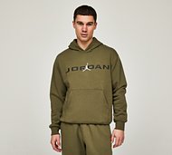 Jordan Essential Fleece Air Stretch Overhead Hoodie - Green - Size S