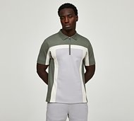 Celebre Panel Polo Shirt - Green - Size XS
