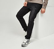 Alessandro Zavetti Venuzio Loose Stacked Fit Jean - Black - Size 30