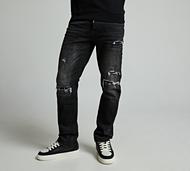 Alessandro Zavetti Pacelli Loose Stacked Fit Denim Jean - Black - Size 30