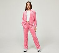 Juicy Couture Girls Mini Diamante Hooded Suit - Pink - Size L/G