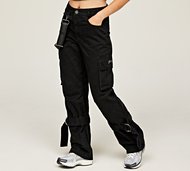 Dripmade Womens Limit Cargo Pant - Black - Size S