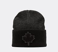 Zavetti Canada Vatirro Knitted Beanie Hat - Black - Size ONE SIZE