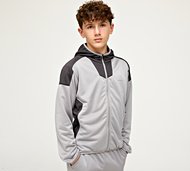Closure London Junior Poly Track Jacket - Grey - Size S/B