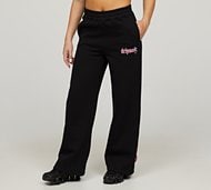 Dripmade Womens Oddity Lace Up Open Hem Jogger - Black - Size XS