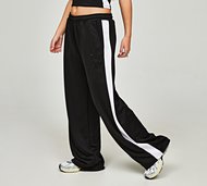 Ds Vu Womens Embossed Panel Poly Pant - Black - Size XXS