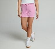 Juicy Couture Girls Diamante Velour Fold Up Short - Pink - Size S/G