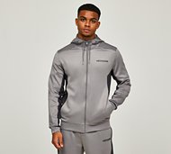 Mtissier Ryad Full Zipped Hoodie - Grey - Size L