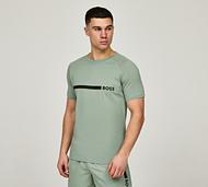 BOSS RN Slim Fit T-Shirt - Green - Size S