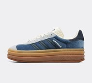 adidas Originals Womens Gazelle Bold Trainer - Blue - Size 3