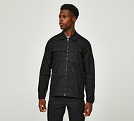 Mtissier Levin Woven Overshirt - Black - Size XS