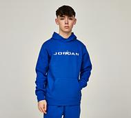 Jordan Junior Baseline Pullover Hoodie - Navy - Size L/B