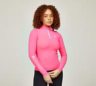 Montirex Womens Limit 2.0 Quarter Zip Top - Pink - Size XS