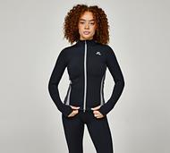 Montirex Womens Stride Full Zip Jacket - Black - Size XS