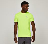 Montirex Peak Gridded T-Shirt - Yellow - Size XS