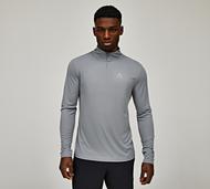 Montirex Peak Gridded Quarter Zip Top - Grey - Size 2XL