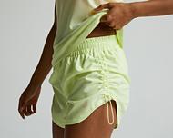 Asics Womens Nagino 4 Inch Run Short - Yellow - Size L