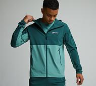 Berghaus Theran Plus Full Zip Hoodie - Green - Size XS