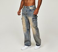Mercier Vintage Relaxed Hammer Denim Jean - Green - Size 32