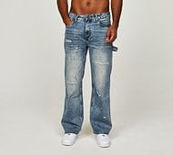 Mercier Stressed Hammer Loop Jean - Blue - Size 28
