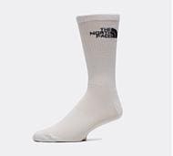 The North Face 3 Pack Multi Sport Cushioned Crew Sock - White - Size L