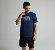 The North Face 24/7 Short Sleeved Graphic T-Shirt - Navy - Size XS
