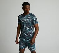 The North Face 24/7 AOP T-Shirt - Green - Size XS