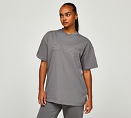 Ds Vu Womens Applique Boyfriend T-Shirt - Grey - Size XXS