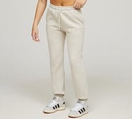 Ds Vu Womens Applique Fleece Cuff Pant - Beige - Size XS