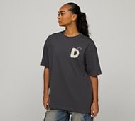 Dripmade Womens Dismantle Boyfriend T-Shirt - Grey - Size XS
