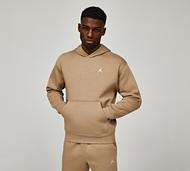 Jordan Brooklyn Fleece Overhead Hoodie - Brown - Size S
