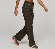 Forena Womens Hunter Denim Jean - Brown - Size XS