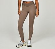 Forena Womens SLB Contour Legging - Brown - Size XS