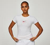 Nike Womens Phoenix Slim T-Shirt - Grey - Size L
