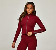 Nike Womens Full Zip Jacket - Red - Size L