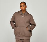 Nike Womens Sportswear Phoenix Fleece Oversize Hoodie - Brown - Size S