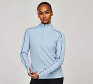 Nike Womens Dri-FIT Pacer Half Zip Top - Blue - Size XS