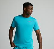 Nike Dri-FIT UV Miler T-Shirt - Blue - Size M
