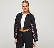 Dripmade Womens Dissension Corset Hoodie - Black - Size XS