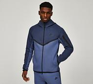 Nike Tech Fleece Windrunner Colour Block Hoodie - Blue - Size S