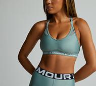 Under Armour Womens UA Crossback Low Sports Bra - Green - Size XS